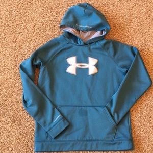 Boy’s YXL Teal Under Armour Hoodie